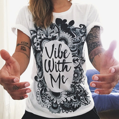 White Friends print Tshirt