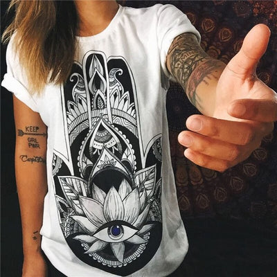White Friends print Tshirt