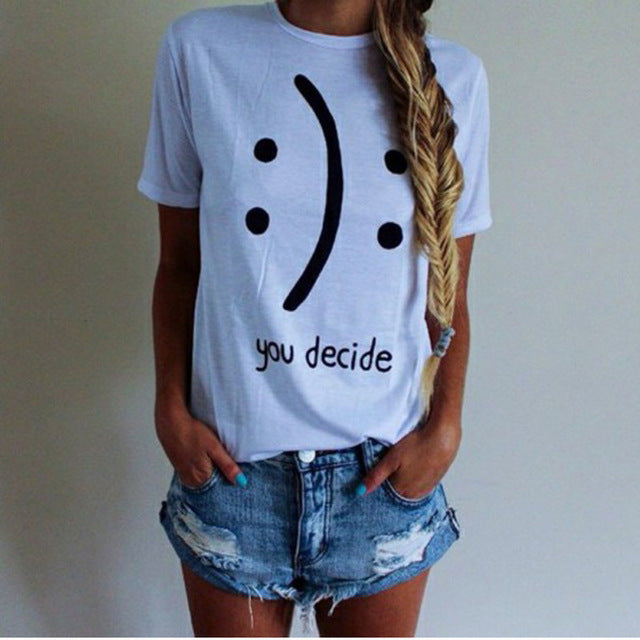 White Friends print Tshirt