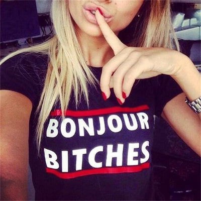 White Friends print Tshirt