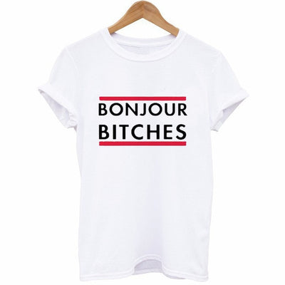 White Friends print Tshirt