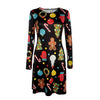 Christmas Print Dress