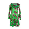 Christmas Print Dress