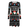 Christmas Print Dress