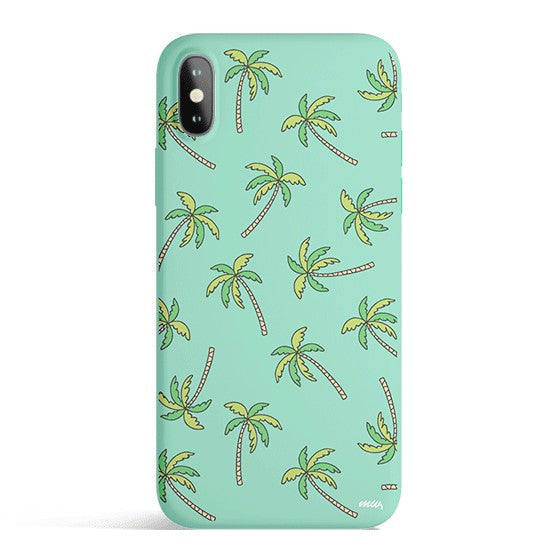 Aloha Trees Matte iPhone Case