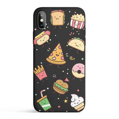 Kawaii Junk Food Colored Candy Matte iPhone Case