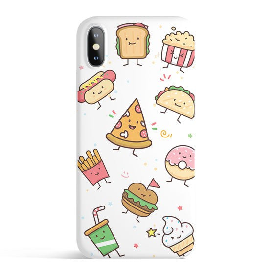 Kawaii Junk Food Colored Candy Matte iPhone Case