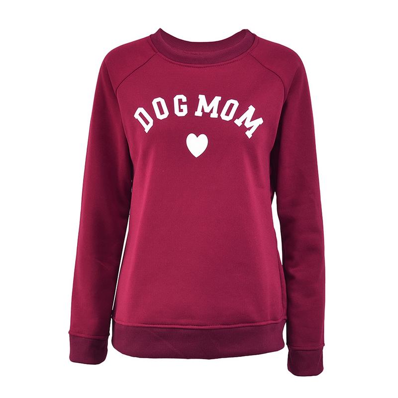 Dog Mom Velvet Sweatshirt