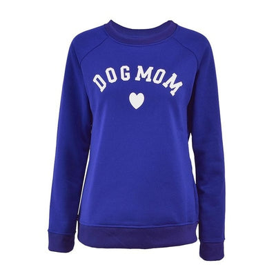 Dog Mom Velvet Sweatshirt