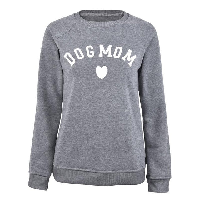 Dog Mom Velvet Sweatshirt