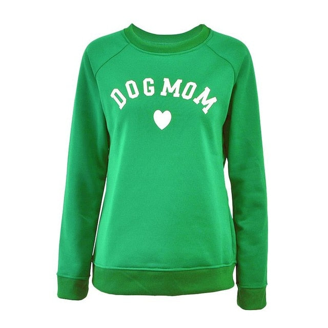 Dog Mom Velvet Sweatshirt