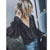 Boho Hippie Casual Long Sleeve Blouses