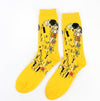 Art retro world famous painting socks