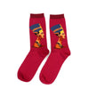 Art retro world famous painting socks