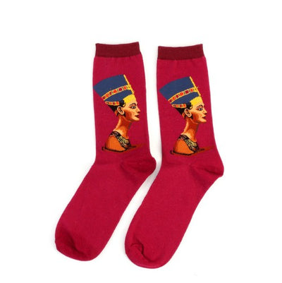 Art retro world famous painting socks