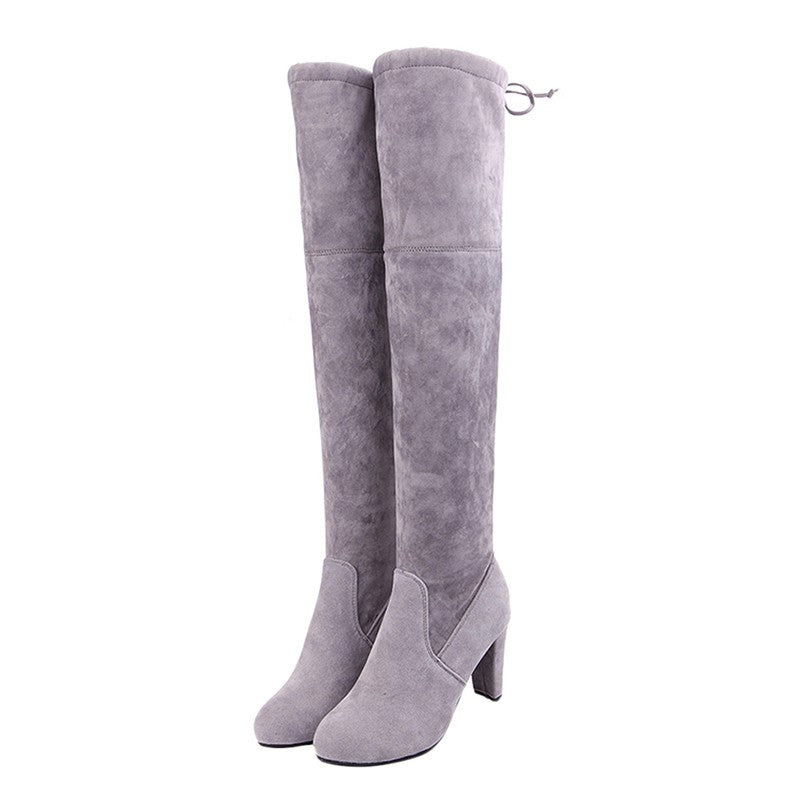 Over The Knee suede Boots