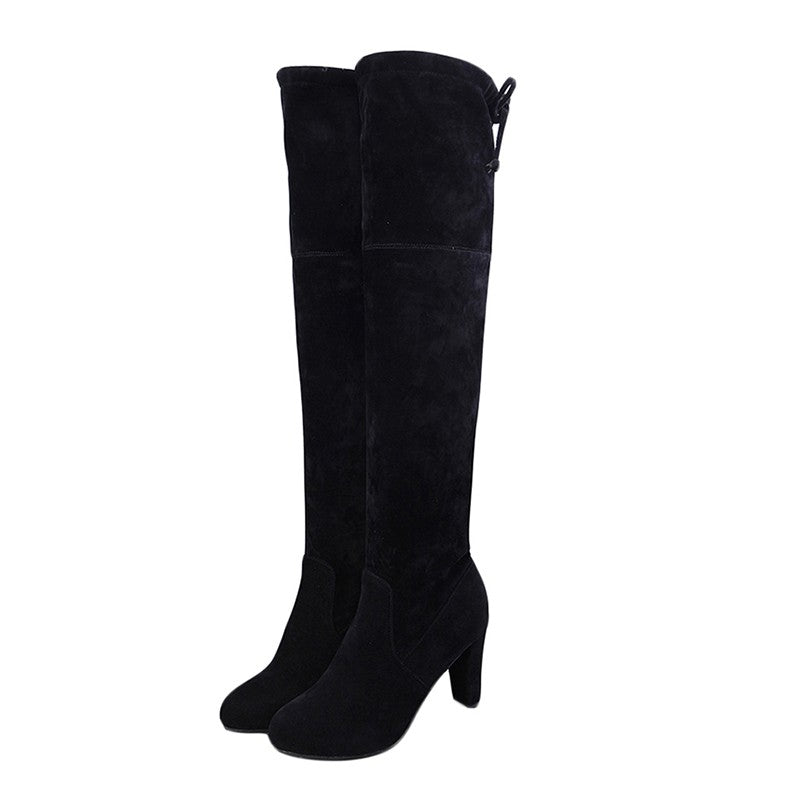 Over The Knee suede Boots