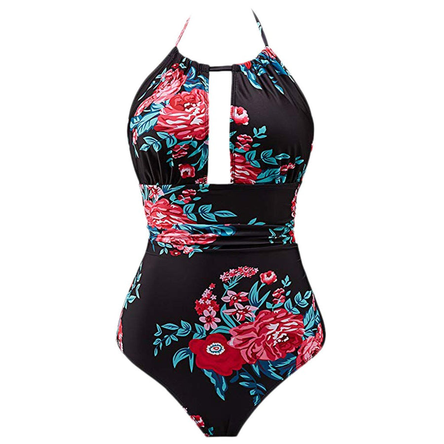 Flower printed Monokini