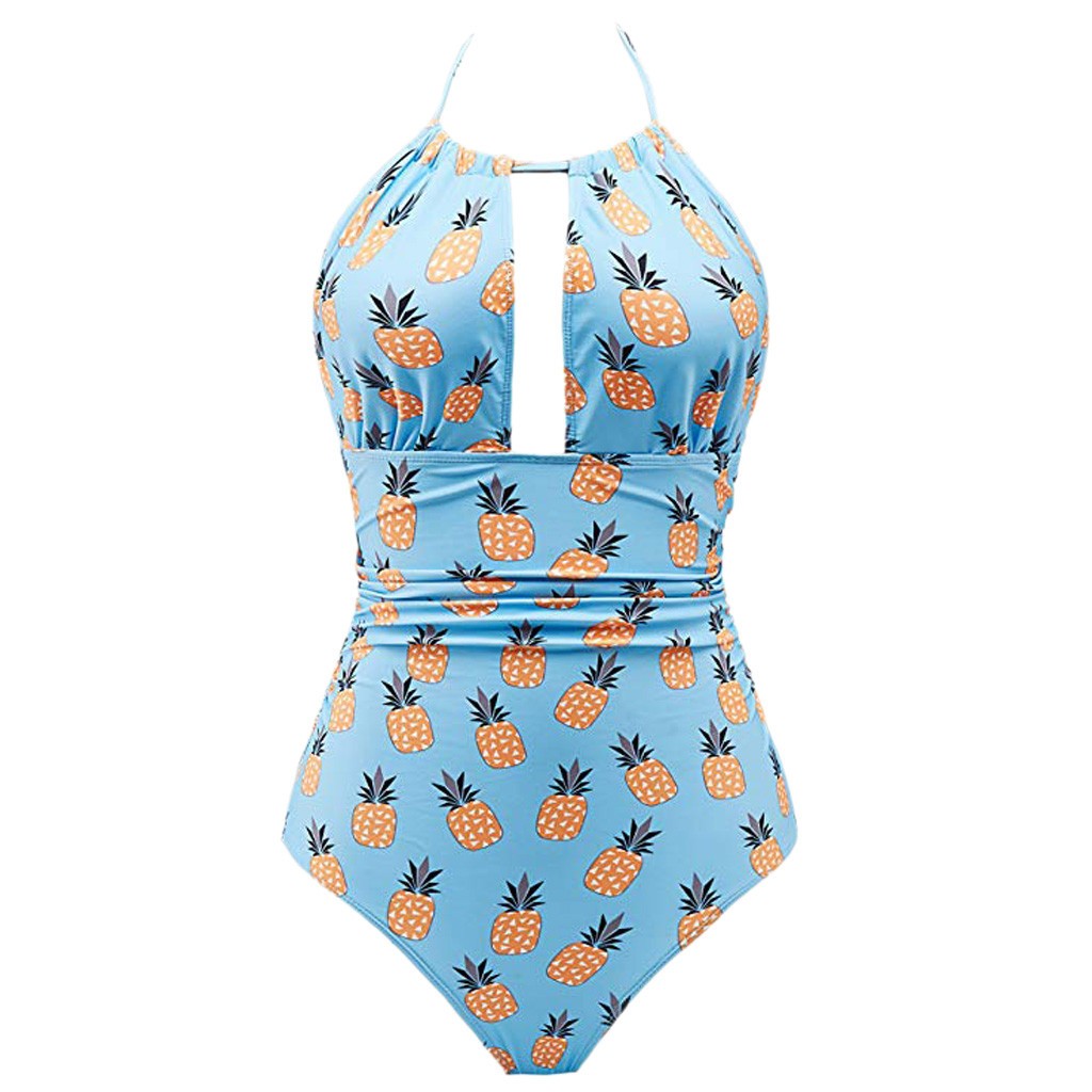 Flower printed Monokini