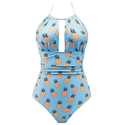 Flower printed Monokini