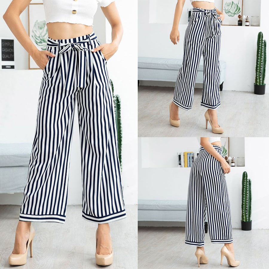 Casual Stripes Pants