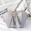 small leather handbag
