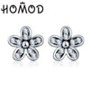 Silver Color Mickey Stud Earrings