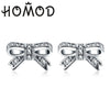 Silver Color Mickey Stud Earrings