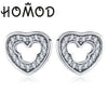 Silver Color Mickey Stud Earrings