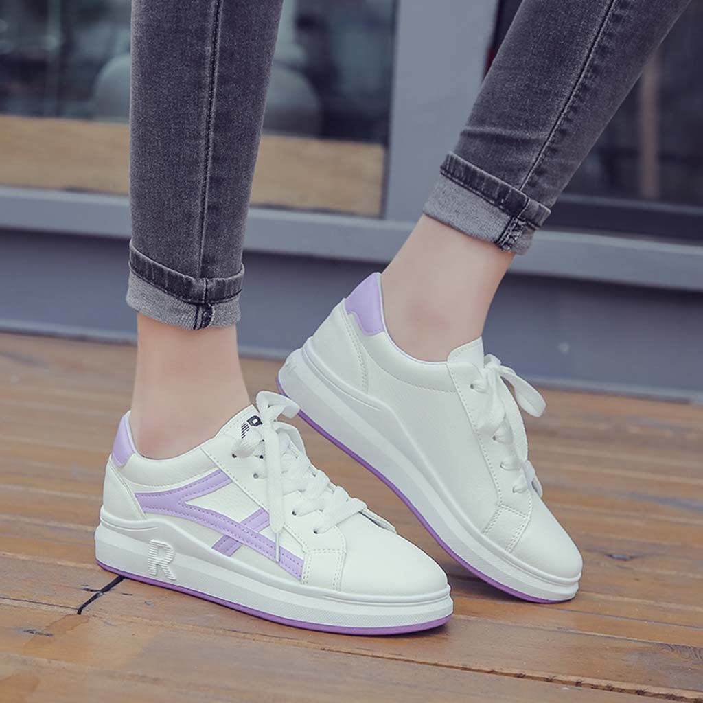Lace Up Round Toe Casual Sneaker