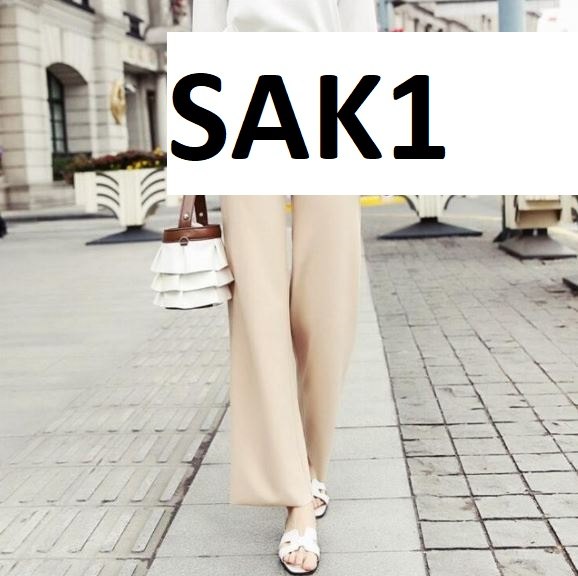 Straight tube High waist pants