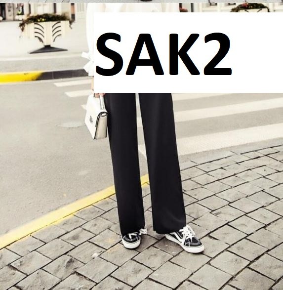 Straight tube High waist pants