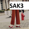 Straight tube High waist pants