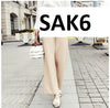 Straight tube High waist pants